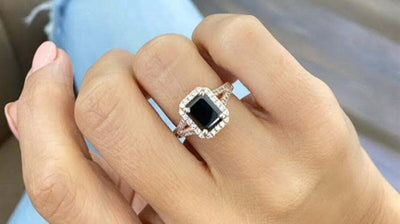 Black Diamond Engagement Rings: A Timeless and Chic Choice