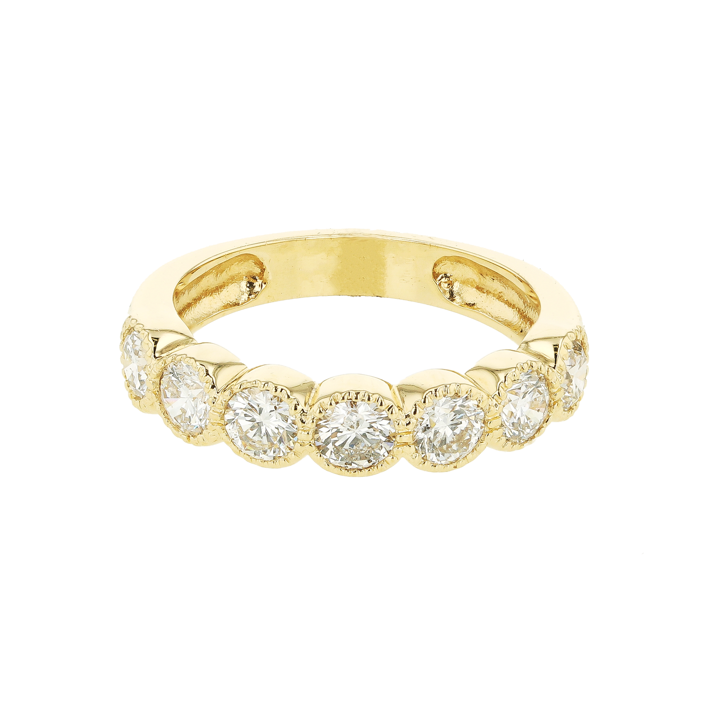 1.4 CTTW Diamond Wedding Ring in 14K Yellow Gold
