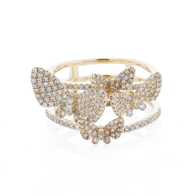 Diamond Charm Bracelet with 5 Charms with 0.25ct Diamond Bracelet in 18K White Gold - Diamond Treats