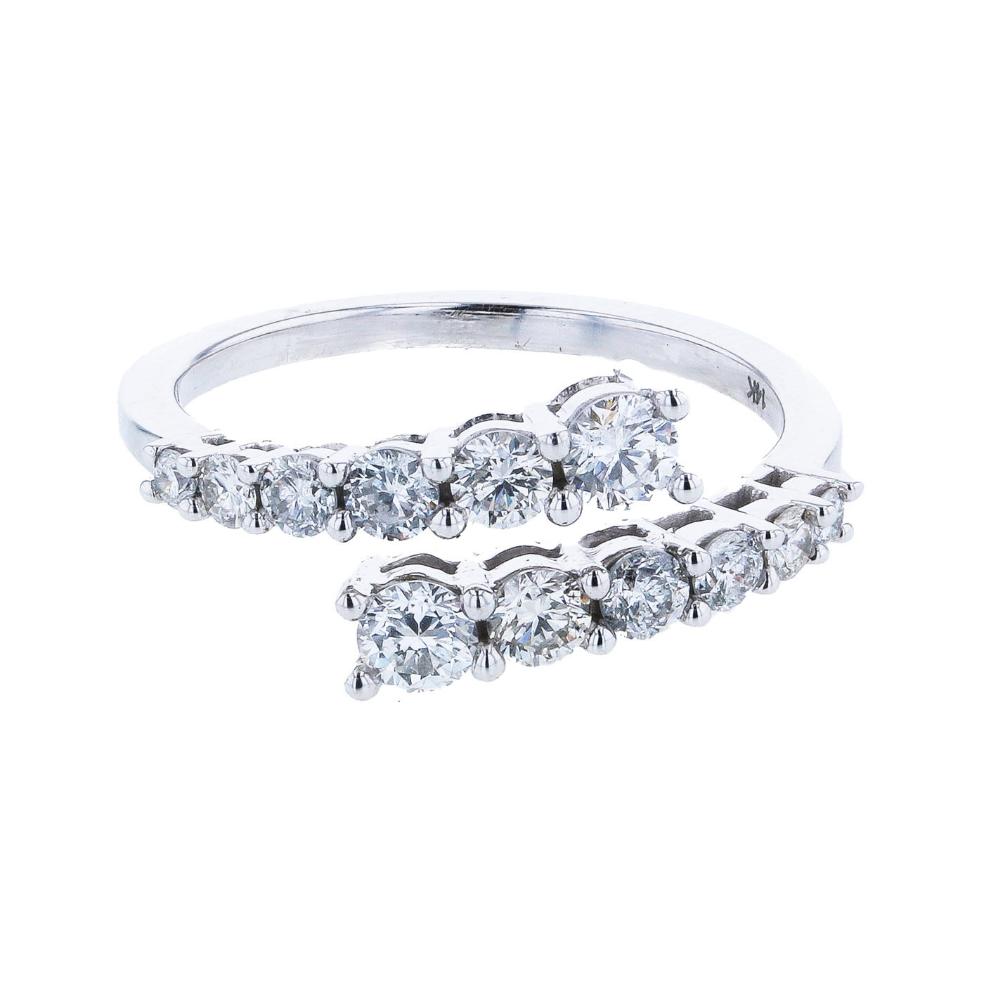 "In Your Arms" .95 CTTW Diamond Ring in 14K White Gold