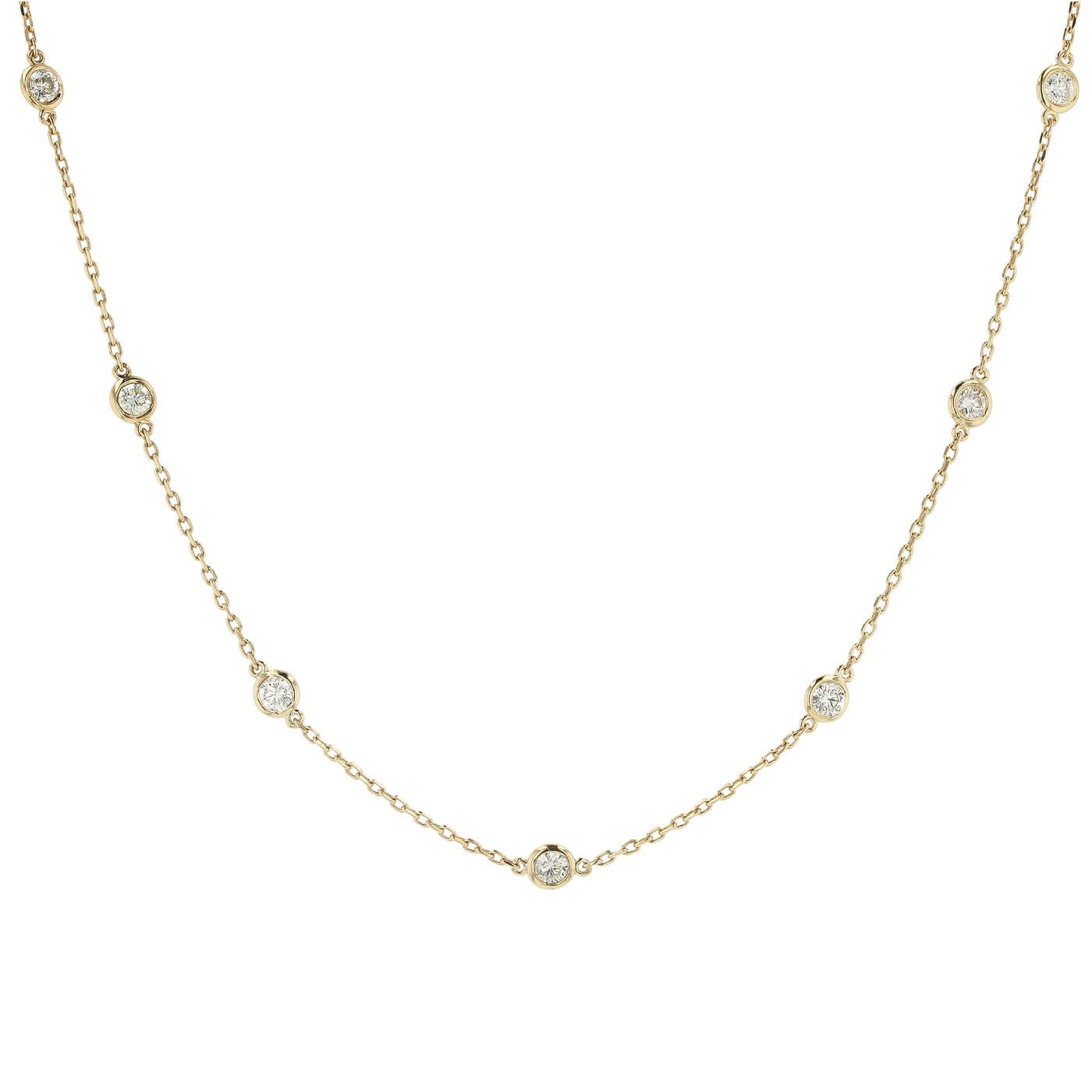 "Arms Length Diamonds" 1.50 CTTW Diamond Necklace