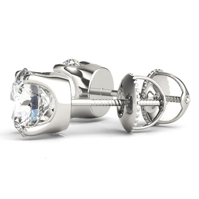 0.05CT 4PR EARRINGS WITH .036 Complete per 1/2 pair.